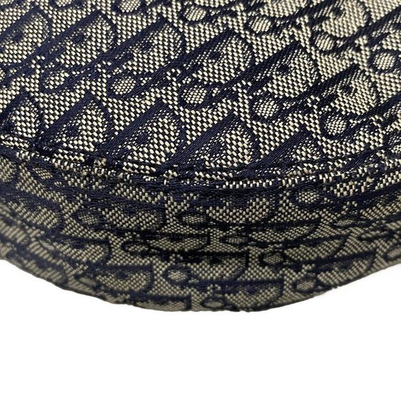 Dior/christian Dior Shoulder Bag Street Chictrotter Navy And Ivory And Brown - Picture 7 of 16